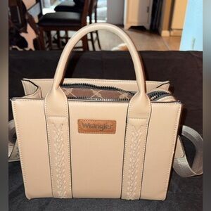 Wrangler Beige Satchel/Handbag